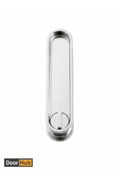 Bright Chrome Sliding Door Handle Set – Telescopic Lock for Wooden & Aluminium Doors